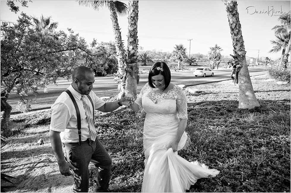 Los Cabos Urban & Trash the Dress Photo Session after Wedding Day